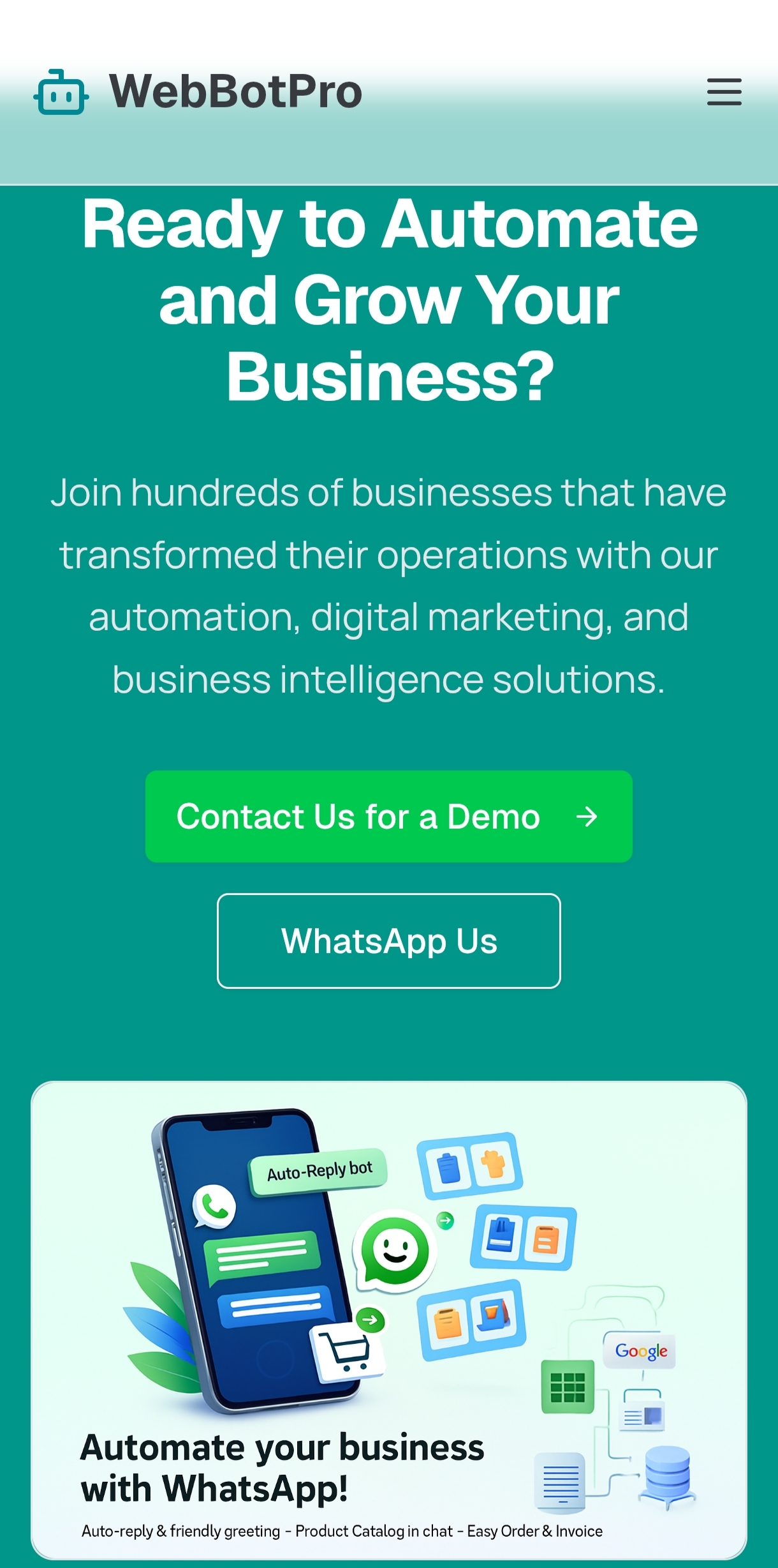 Company Profile Website