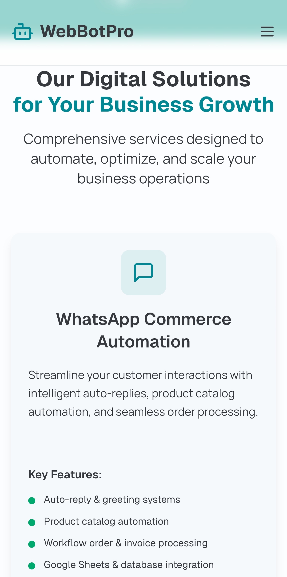 Company Profile Website